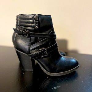 Strappy Heeled Boots